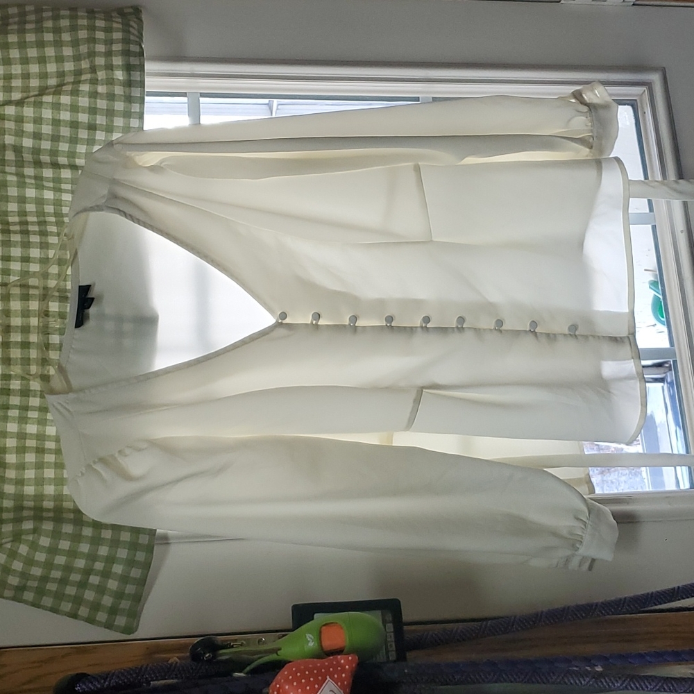 Cream blouse